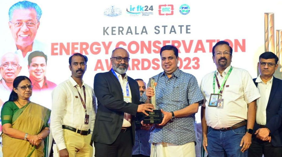 Quest Global receiving award