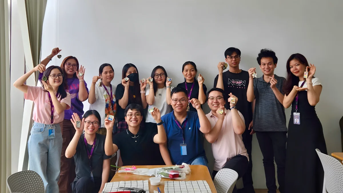 Women's Day Celebration Group Showing Gifts
