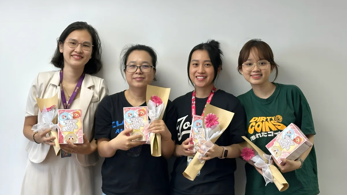 women with gifts Image