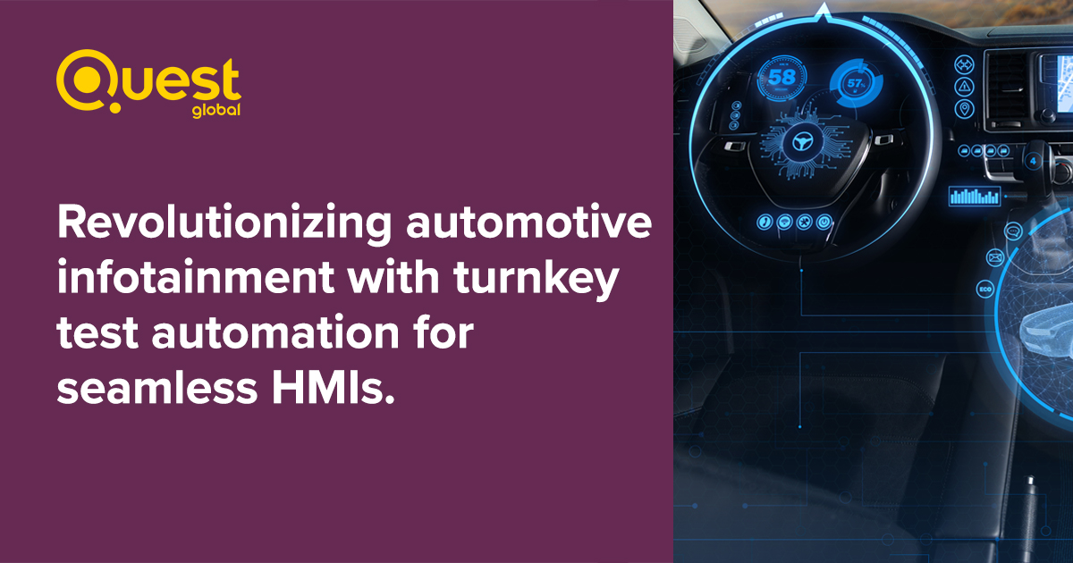 Turn-Key Test Automation for Futuristic Automotive Infotainment HMI