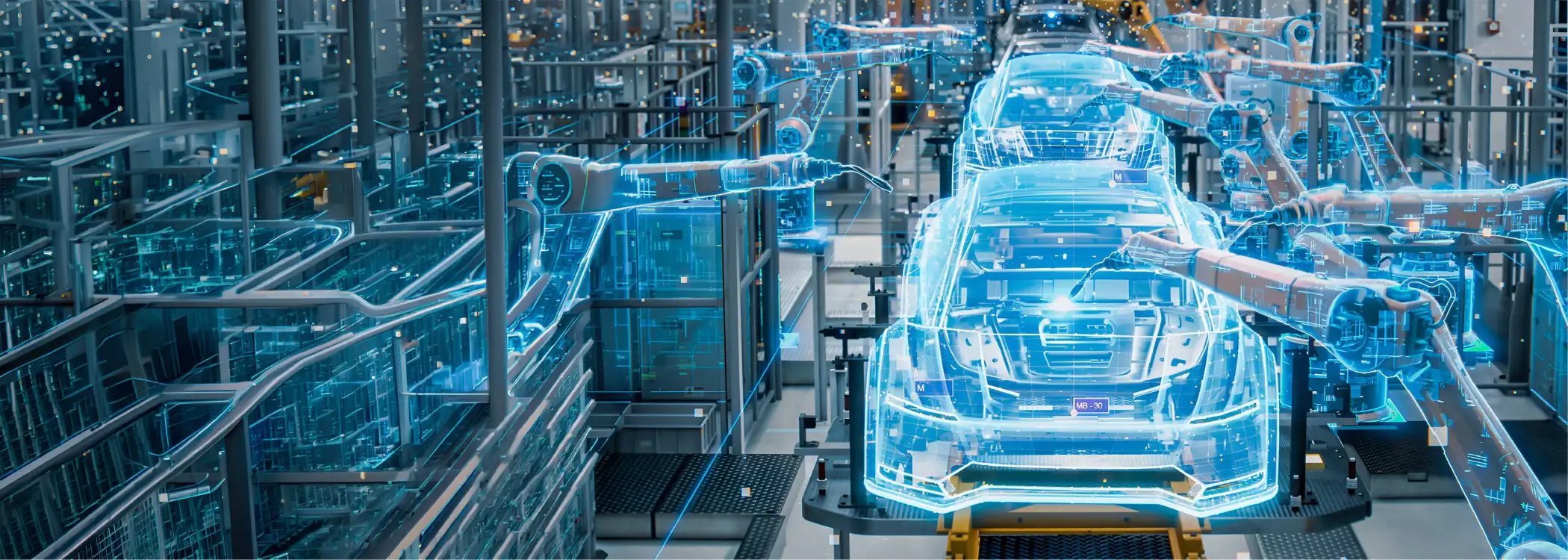 Innovationin Automobile with Robots
