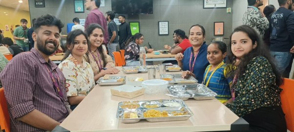 At Dining Table
