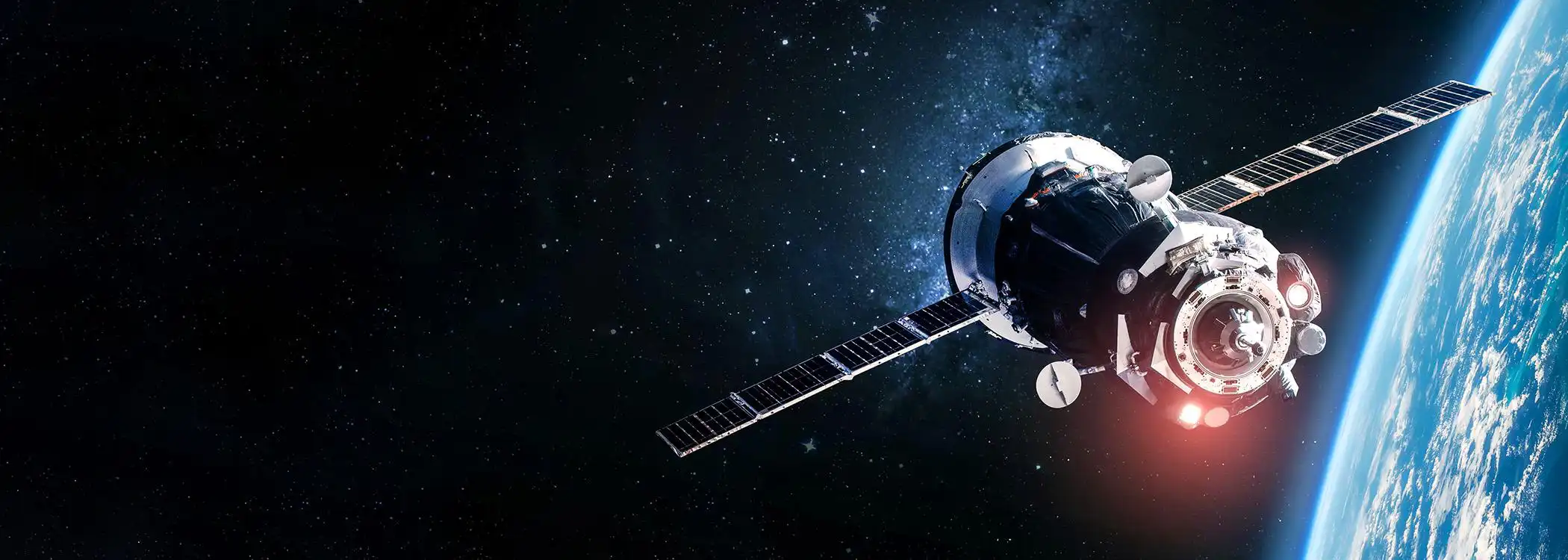 Space exploration engineering banner