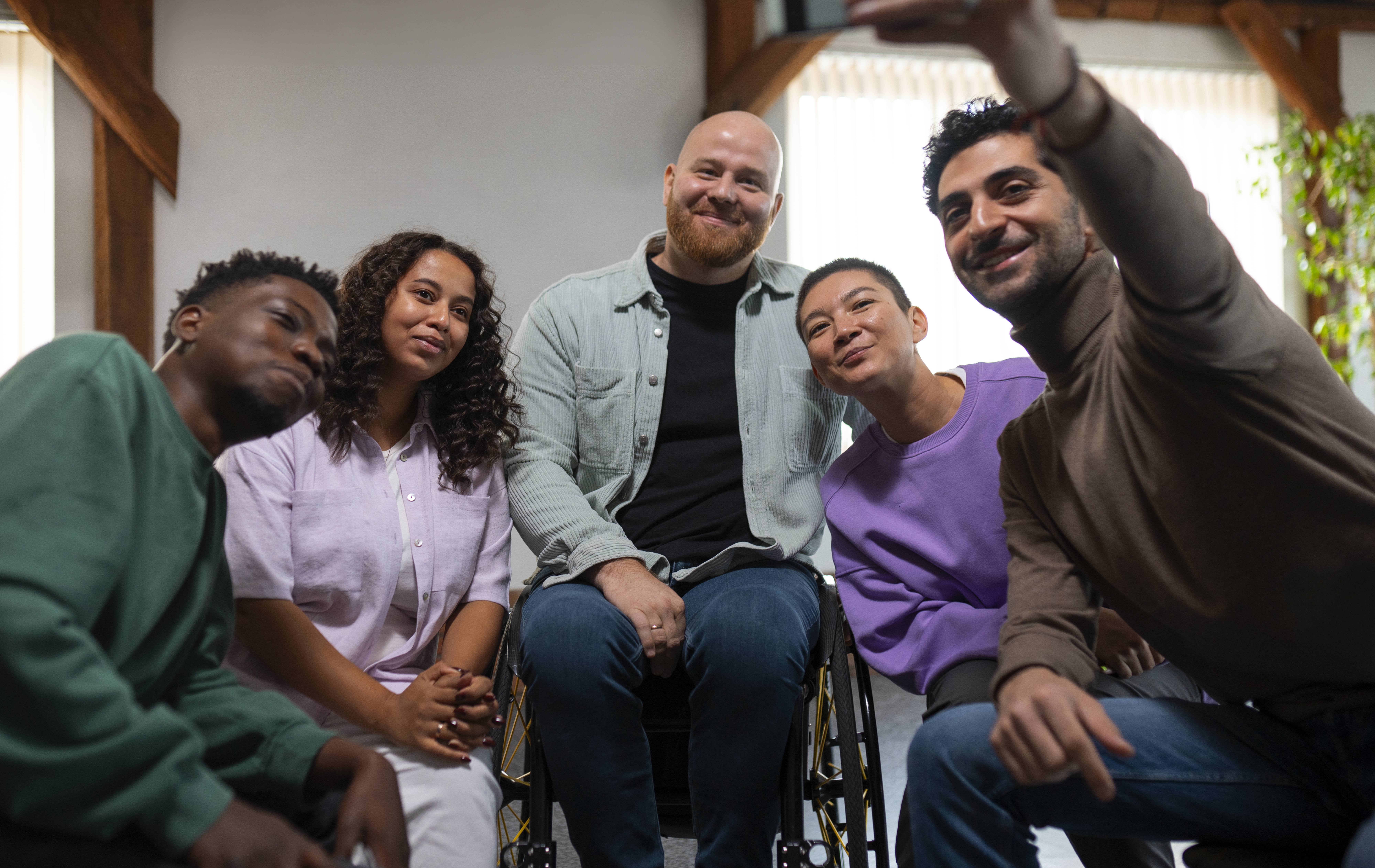 People Meeting Support Group