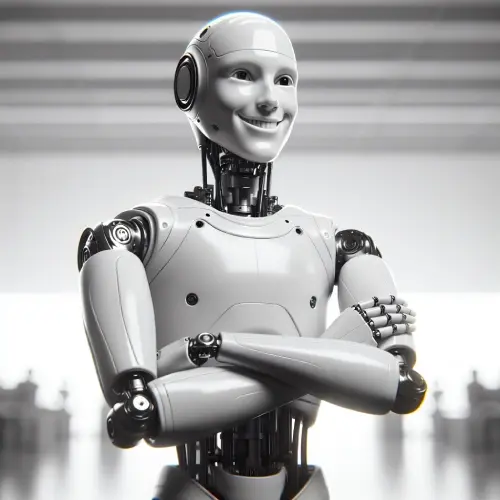 Robot with Bold Minded