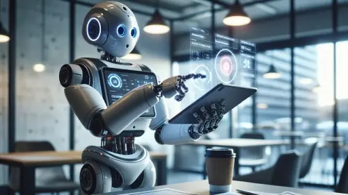 Robots Operating Work