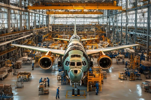 Aircraft assembly hangar manufacturing