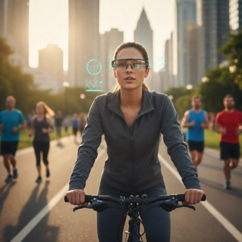 augmented reality glasses wearer