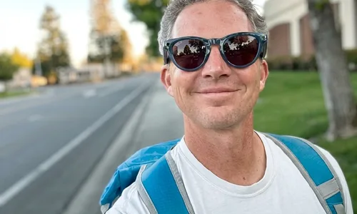 John Phillips in smart glasses 